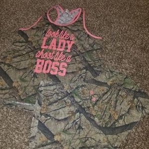 Tank top and shorts sleep wear